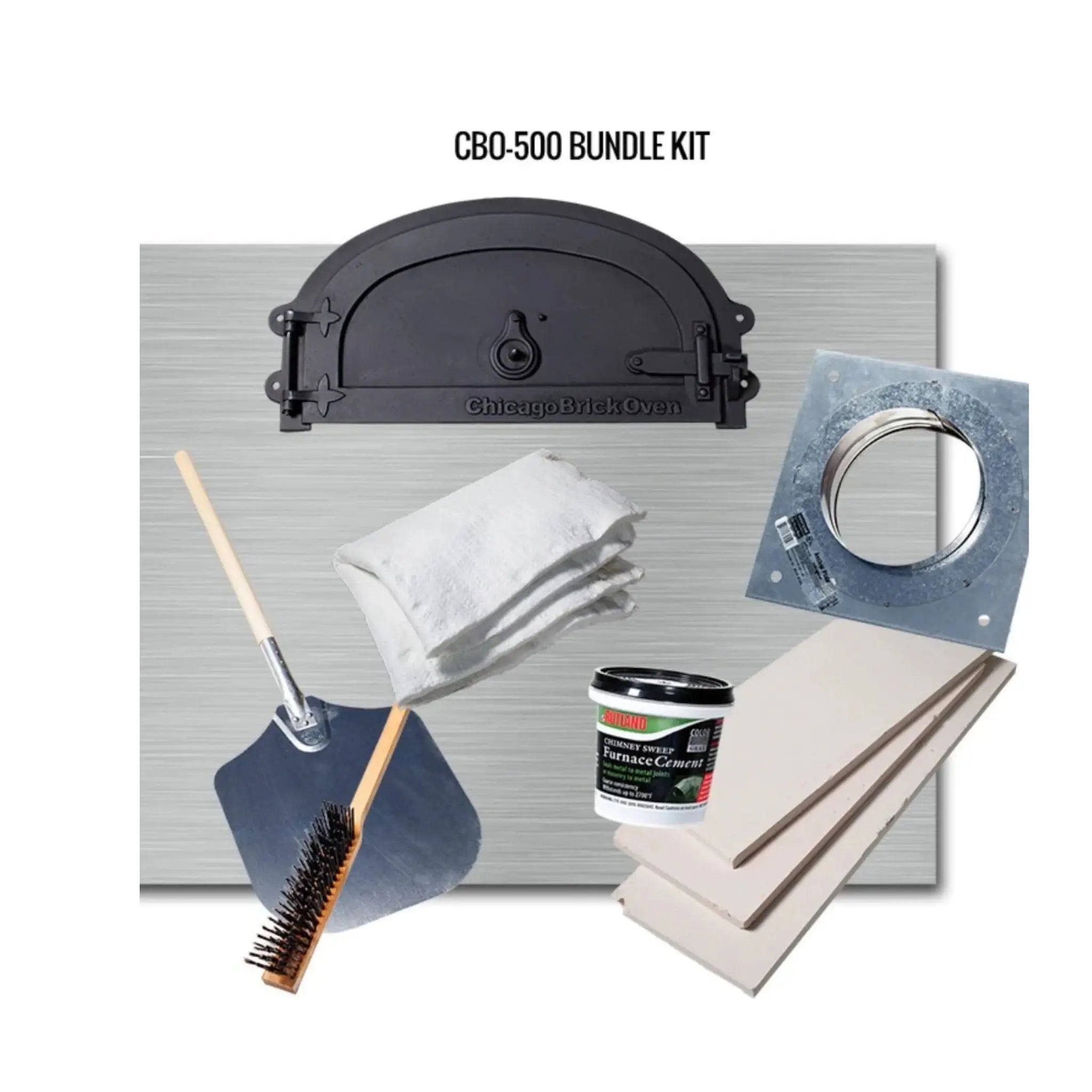 CBO-1000 DIY Pizza Oven Kit (Built-In, Wood-Burning) Residential and Commercial Chicago Brick Oven