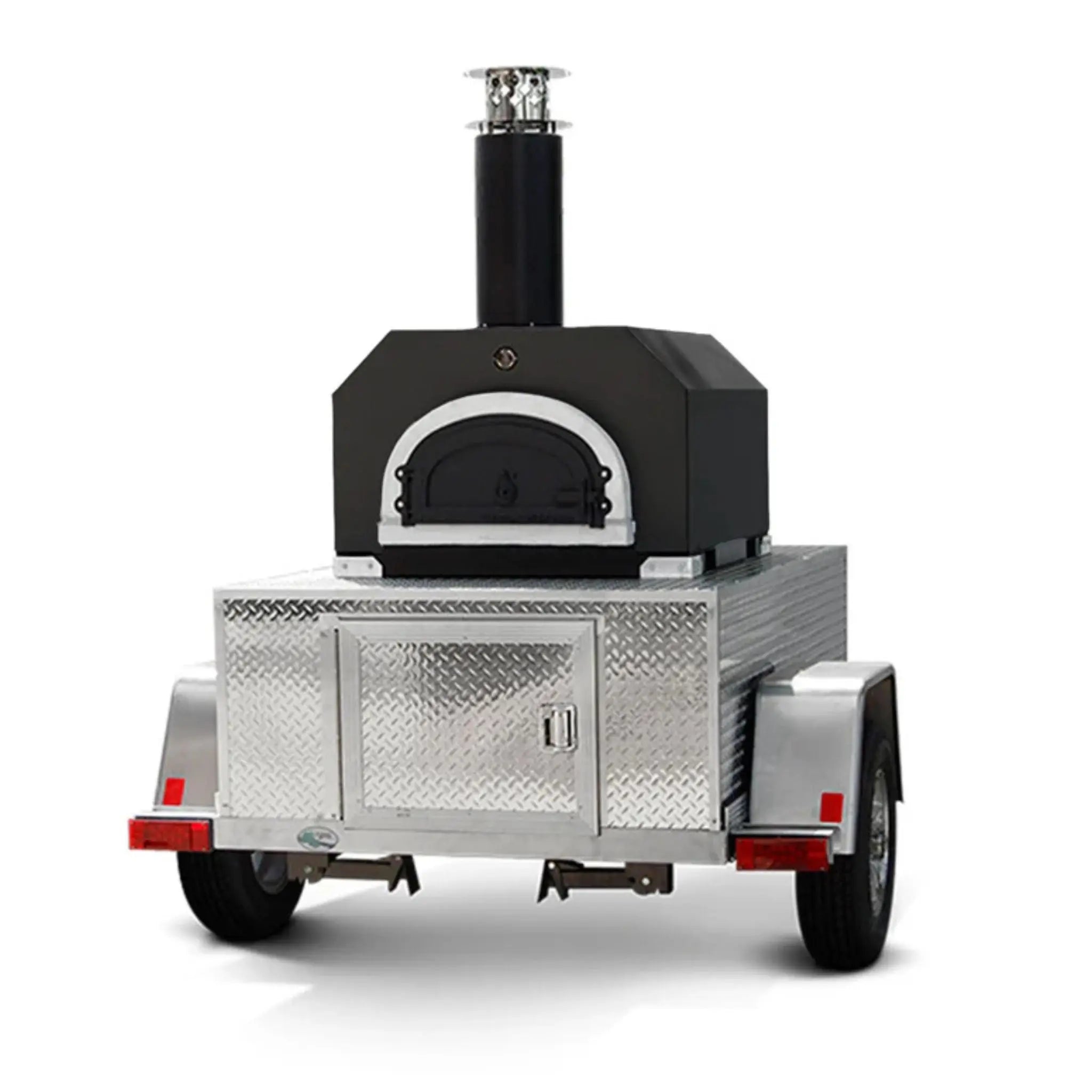 CBO-750 Hybrid Tailgater Mobile Liquid Propane (LP) Pizza Oven Trailer Chicago Brick Oven