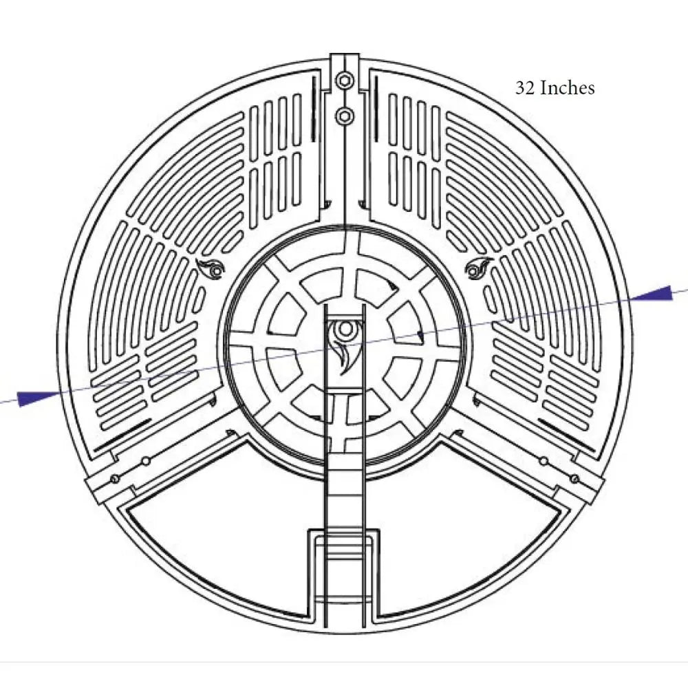 Tromen Duomo Ceibo Firepit Open Fire Argentine Grill GW Store