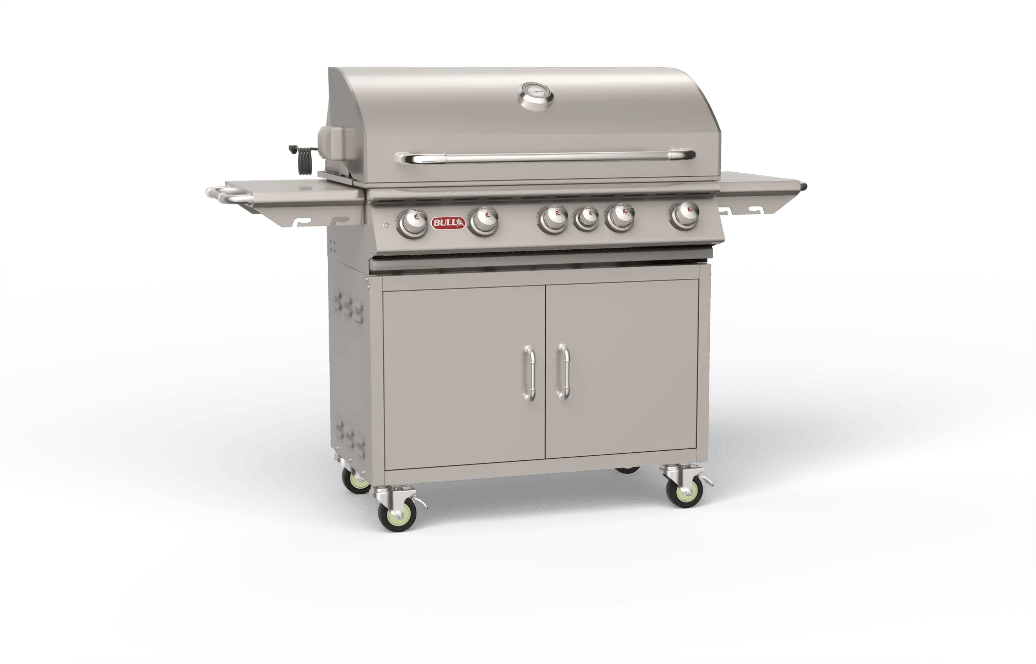 Bull Brahma 38-Inch 5-Burner Freestanding Gas Grill with Rear Infrared Burner Designing Backyards