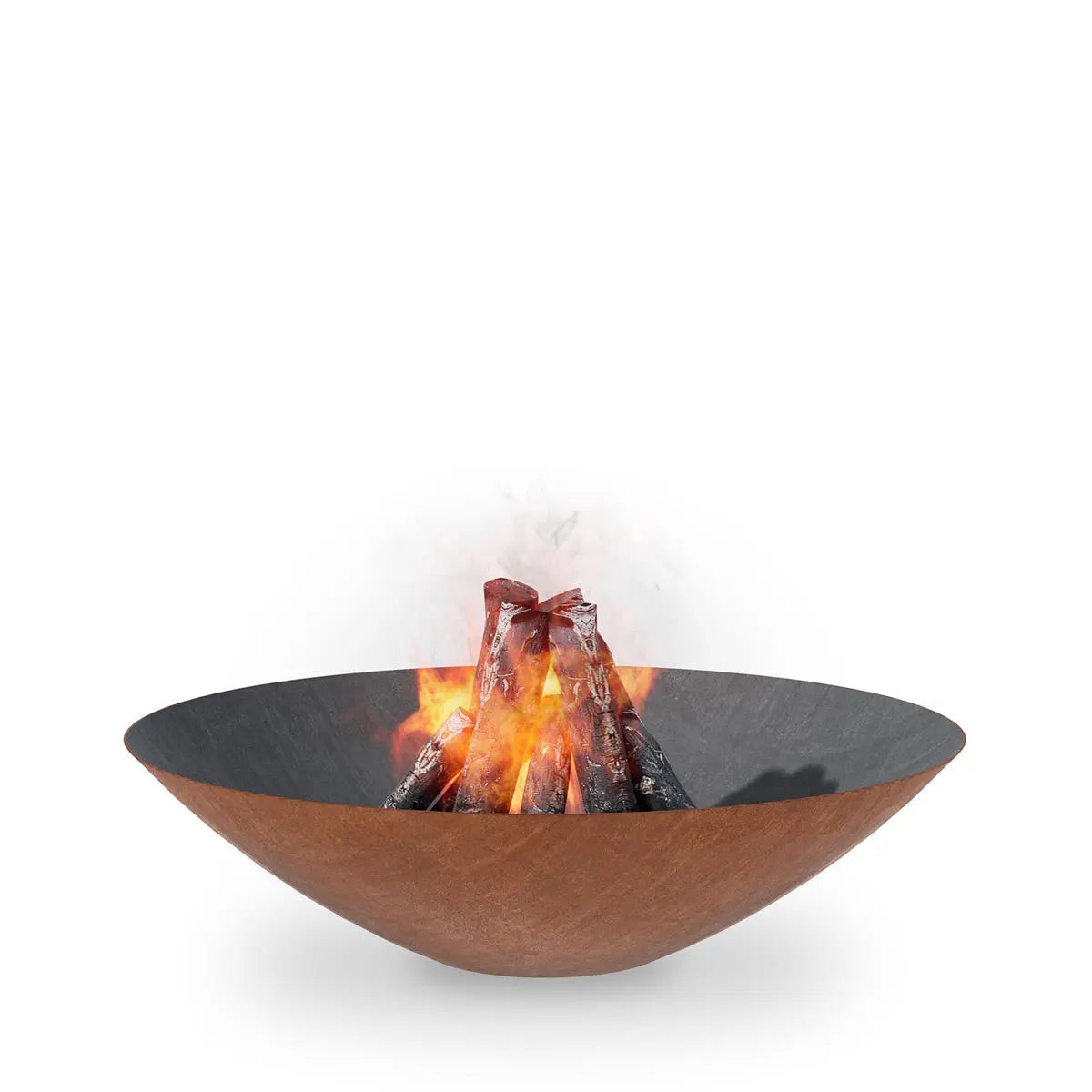 Arteflame Classic 40″ — Fire Pit (CORTEN Bowl; Short Round / Short Euro / Built-In No Base) Arteflame Outdoor Grills