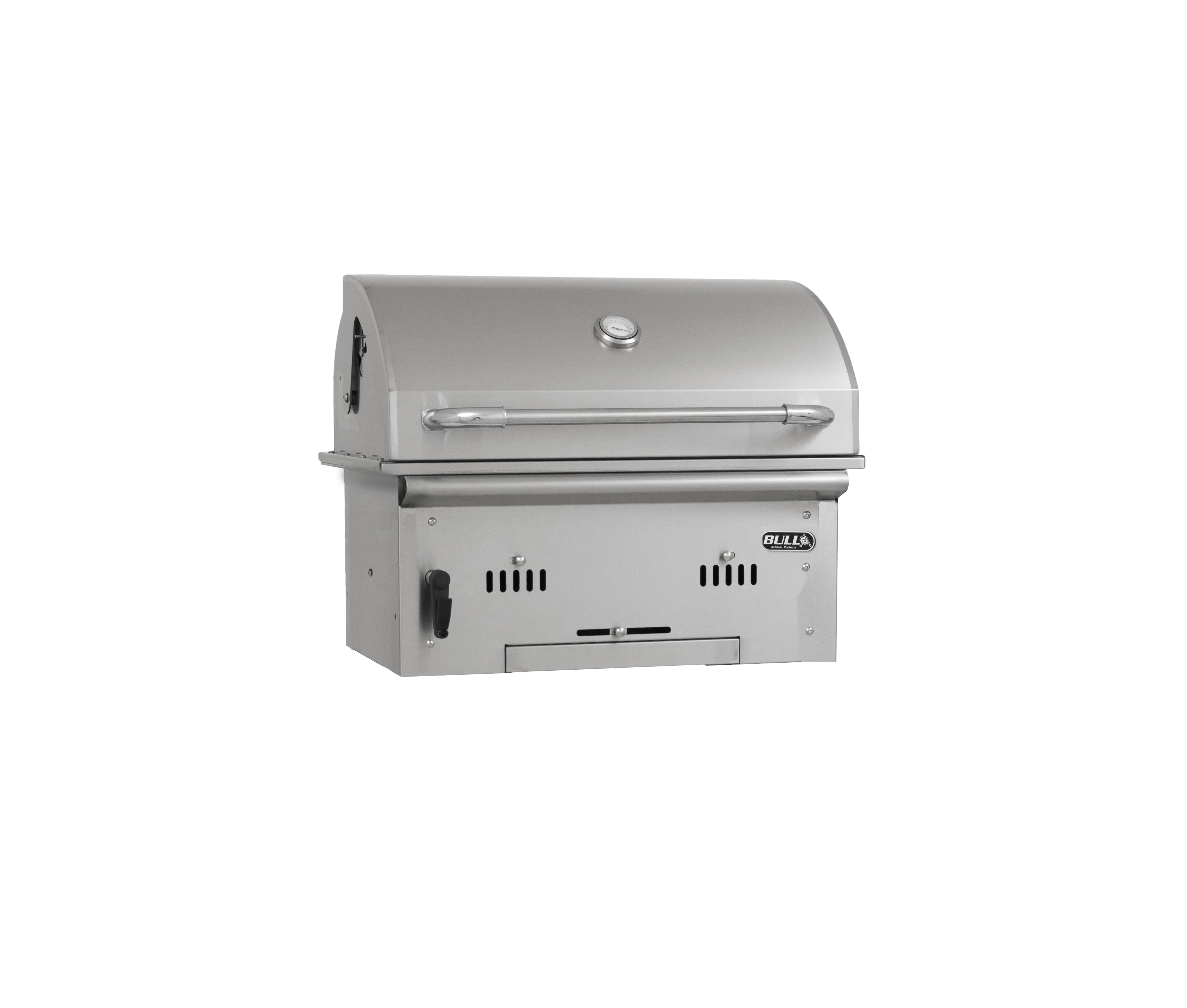 Bull Bison Premium 30-Inch Built-In Charcoal Grill Designing Backyards