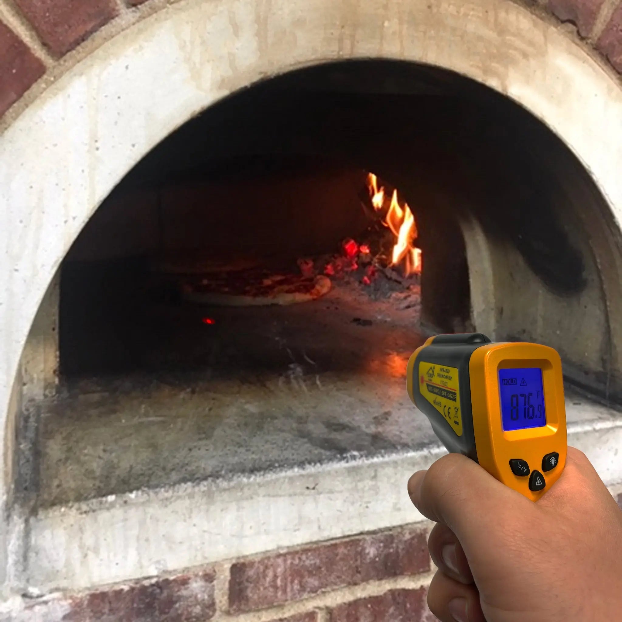 Infrared Thermometer Gun for Pizza Oven, Grill, Meat & More | -58°F to 1022°F Range - NovaHaven
