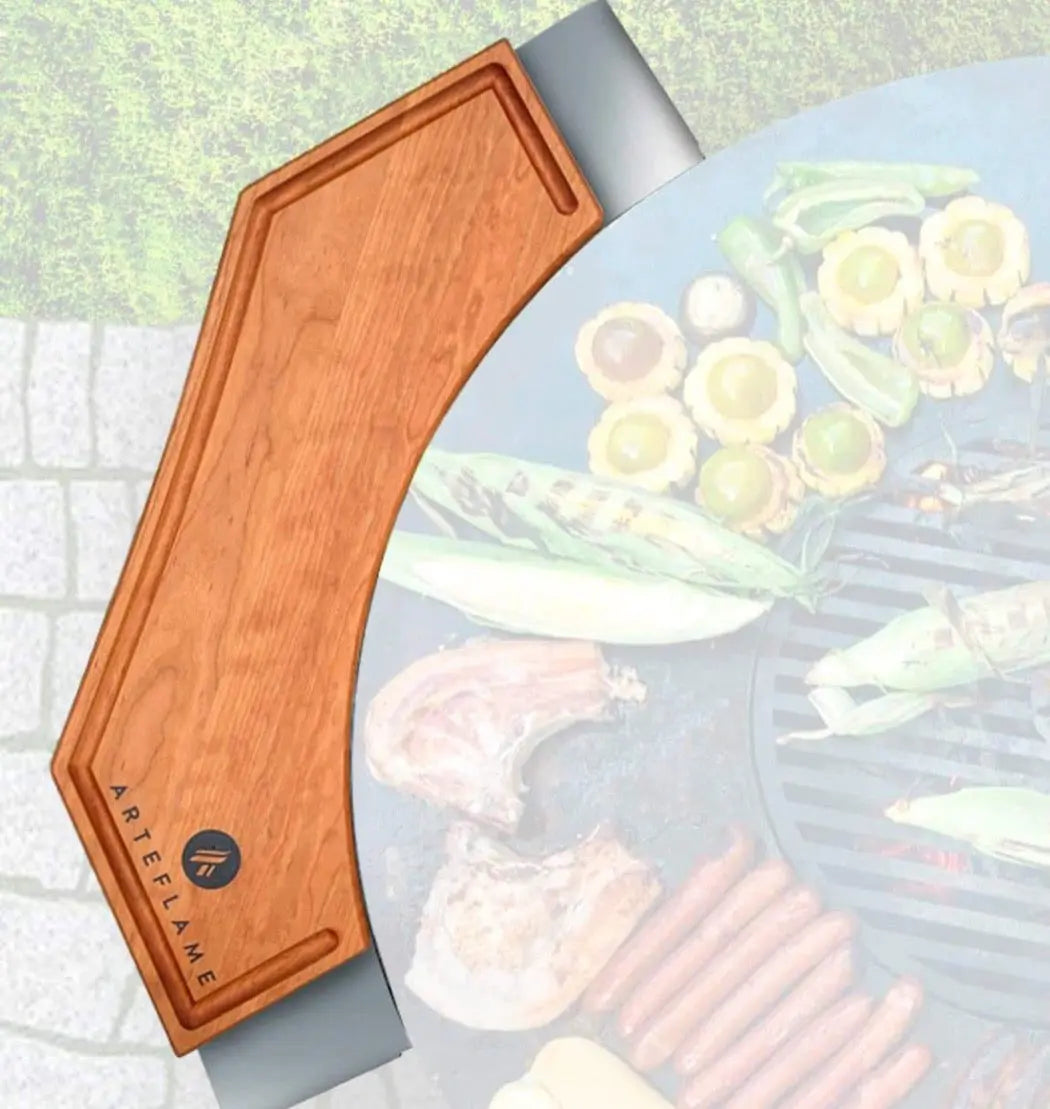 Arteflame Cherry Wood Cutting Block - Perfect Fit for Grills Arteflame Outdoor Grills