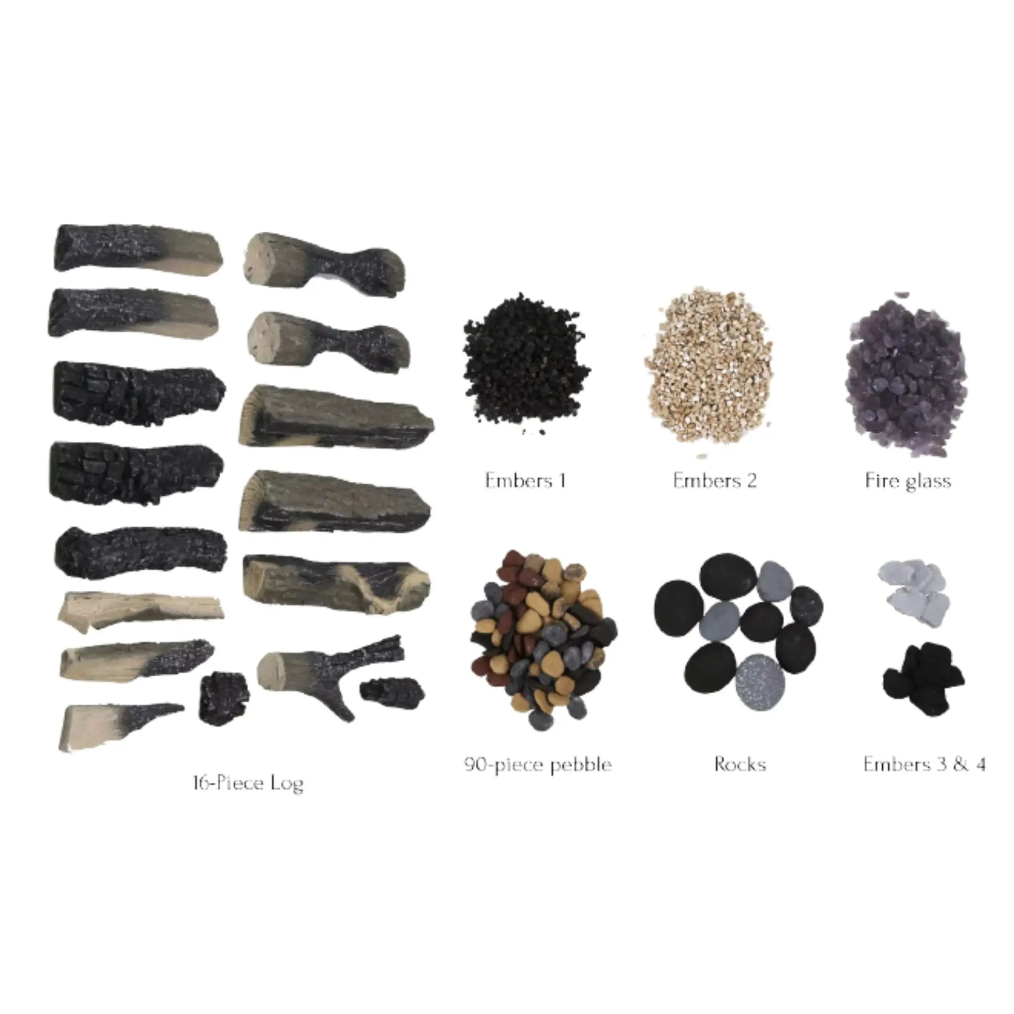 Amantii Split Log 16-Piece Deluxe Media Kit Amantii