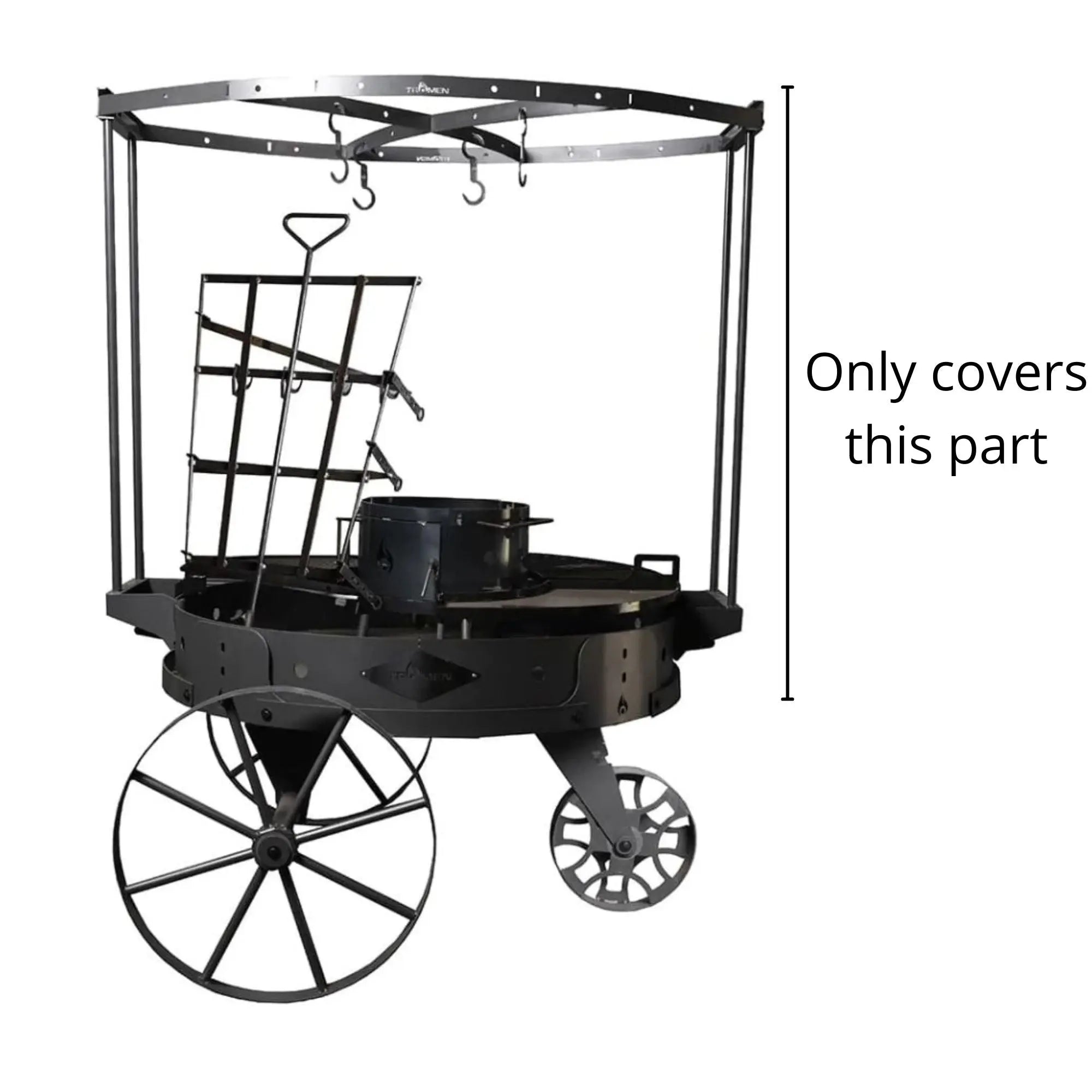 Tromen Exact Fit Cover for Duomo Fire Pit - Duomo with Cage GW Store