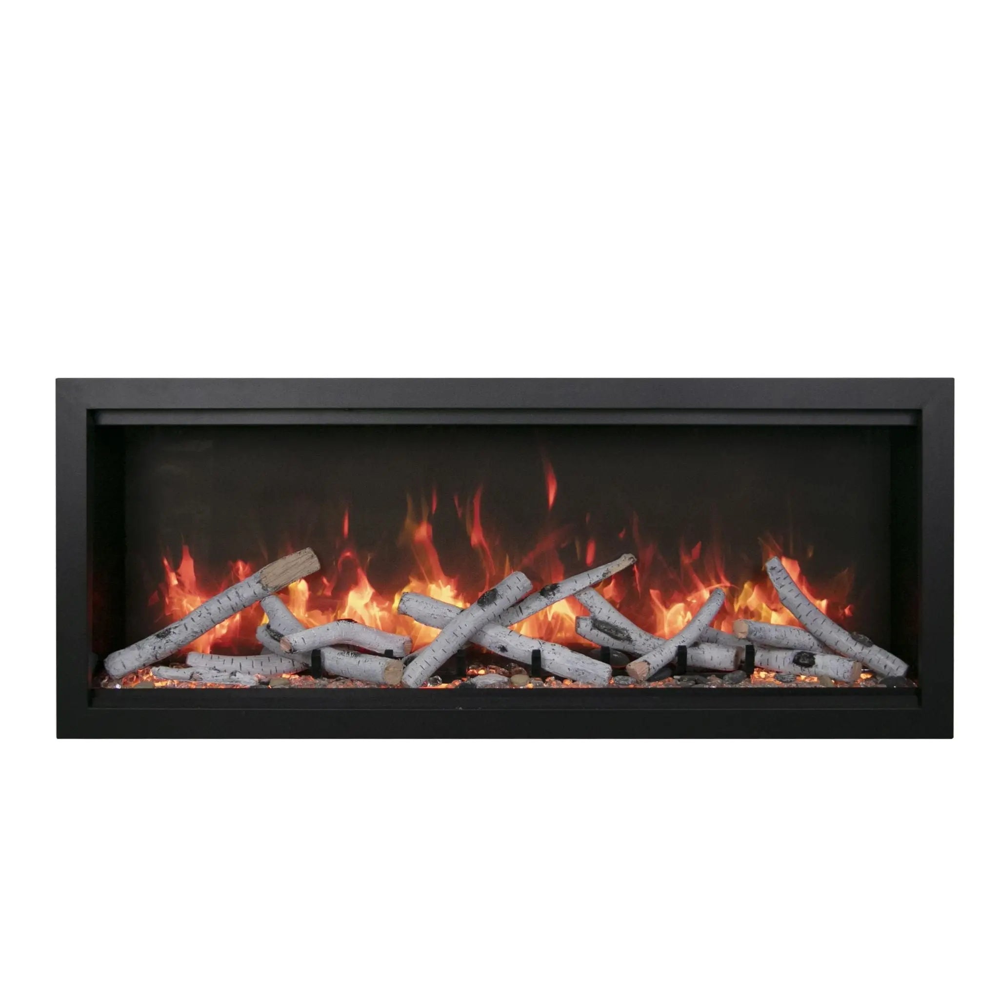 Amantii Symmetry Xtra Tall Bespoke 50, 60, 74, 88, 100 inch indoor /outdoor electric fireplace