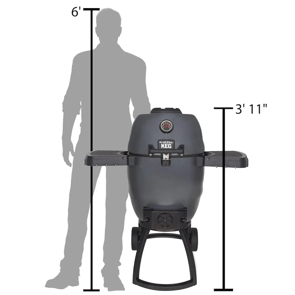Broil King Keg 5000 Steel Charcoal Kamado Grill Broil King