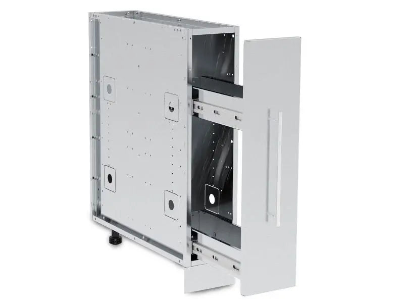 Broil King 9 3/4-Foot Outdoor Kitchen Island with Imperial S 690i 6-Burner Gas Grill, Rotisserie, Side Burner & Refrigerator Broil King