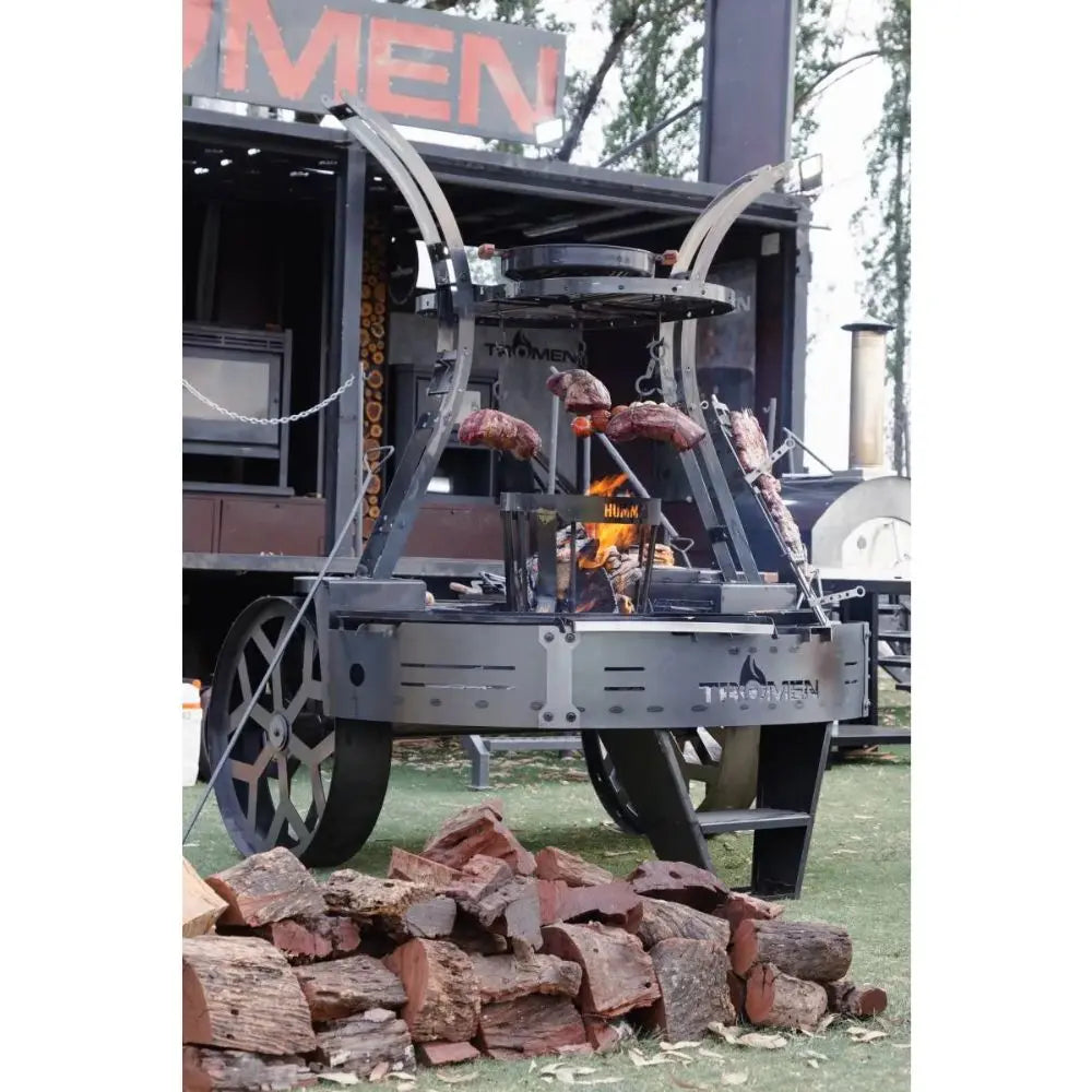 Tromen Hummer Firepit Open Fire Argentine Mega Grill with Oven GW Store