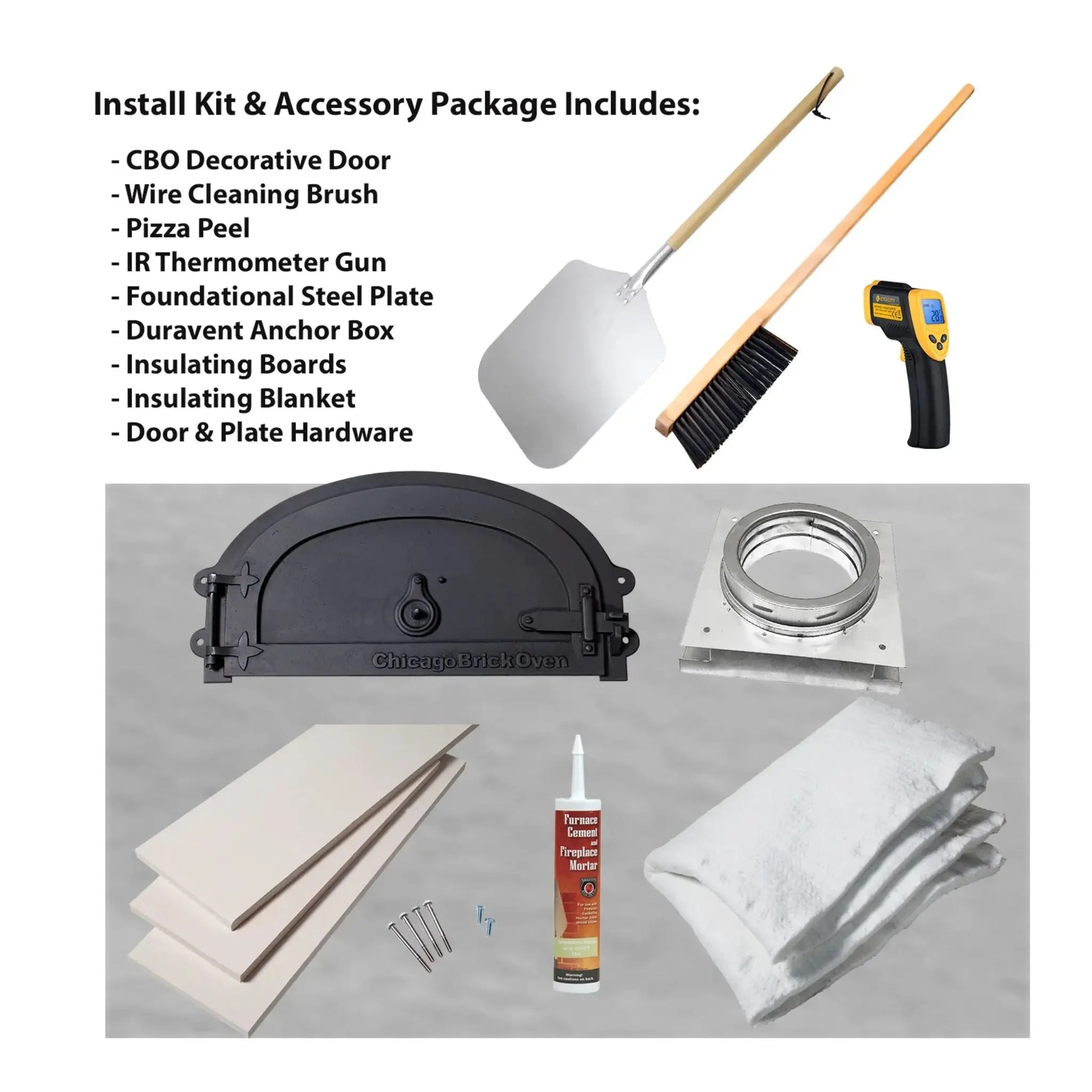 CBO-750 DIY Wood-Fired Pizza Oven Kit  (Built-In, Wood-Burning) Residential and Commercial (Copy) Chicago Brick Oven