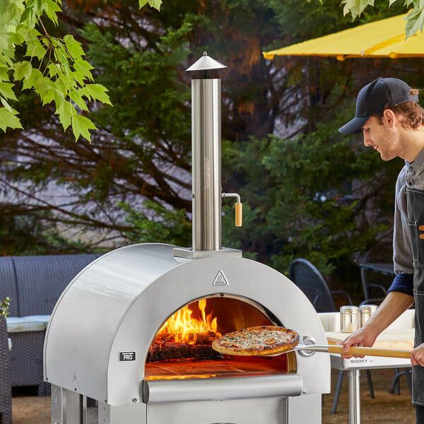 Backyard Pro 38⁺ Hybrid Wood/Liquid Propane Oven with Stand