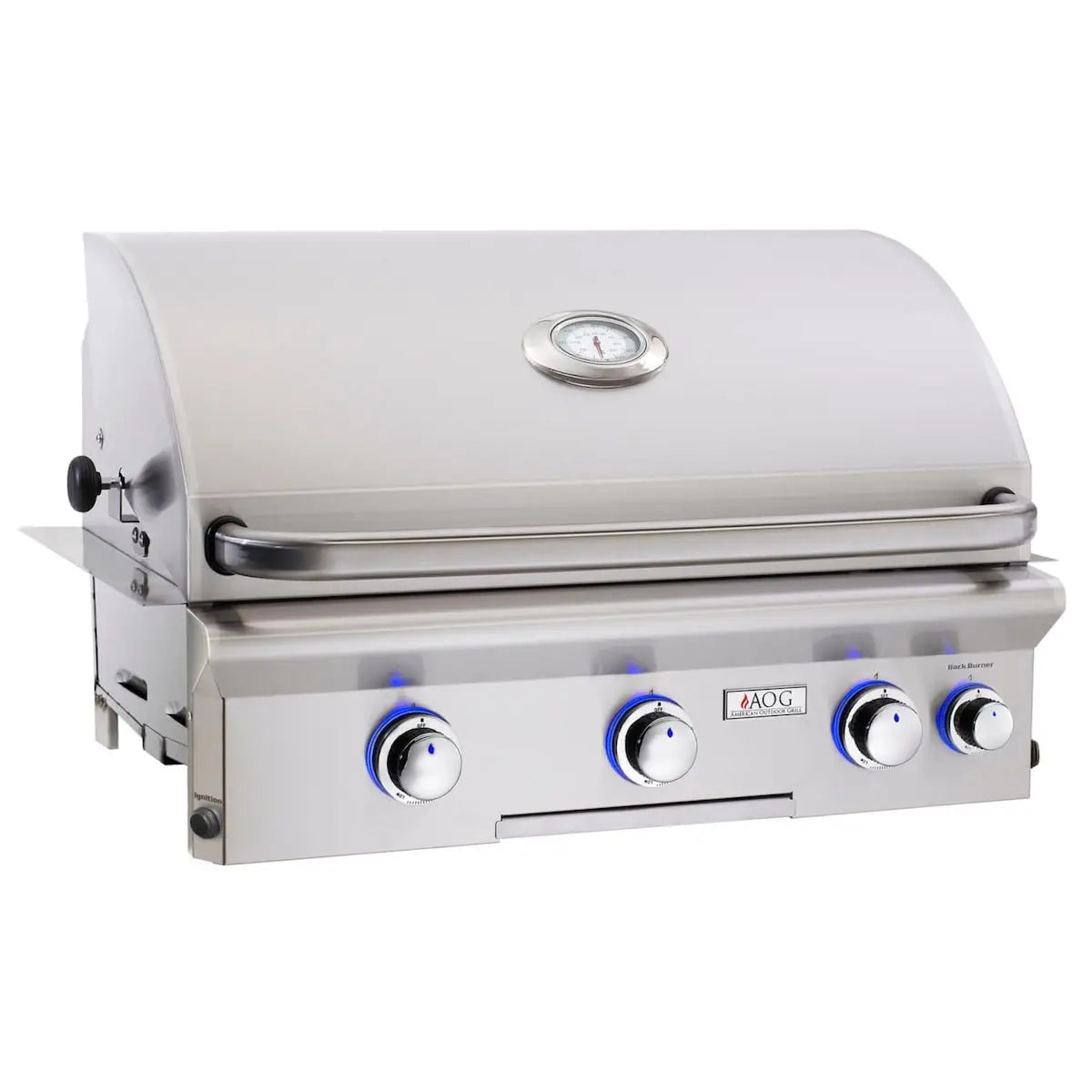 American Outdoor Grill L-Series 30-inch Built-In Gas Grill With Rotisserie Backburner Designing Backyards