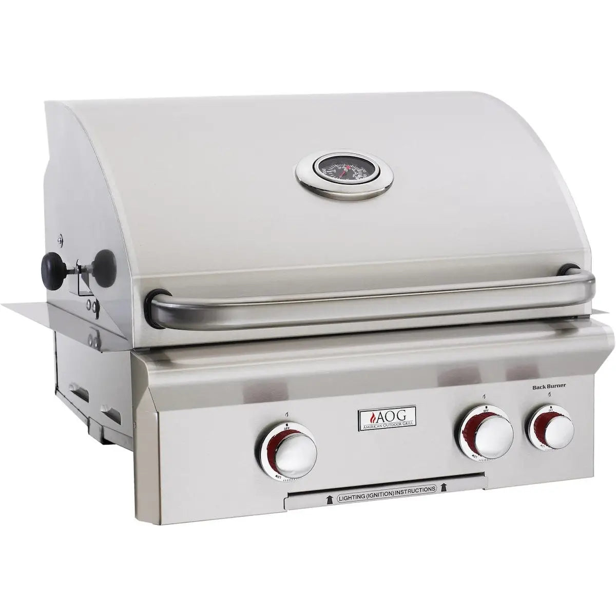 American Outdoor Grill T-Series 24-inch Built-In Grill With Rotisserie Backburner Designing Backyards