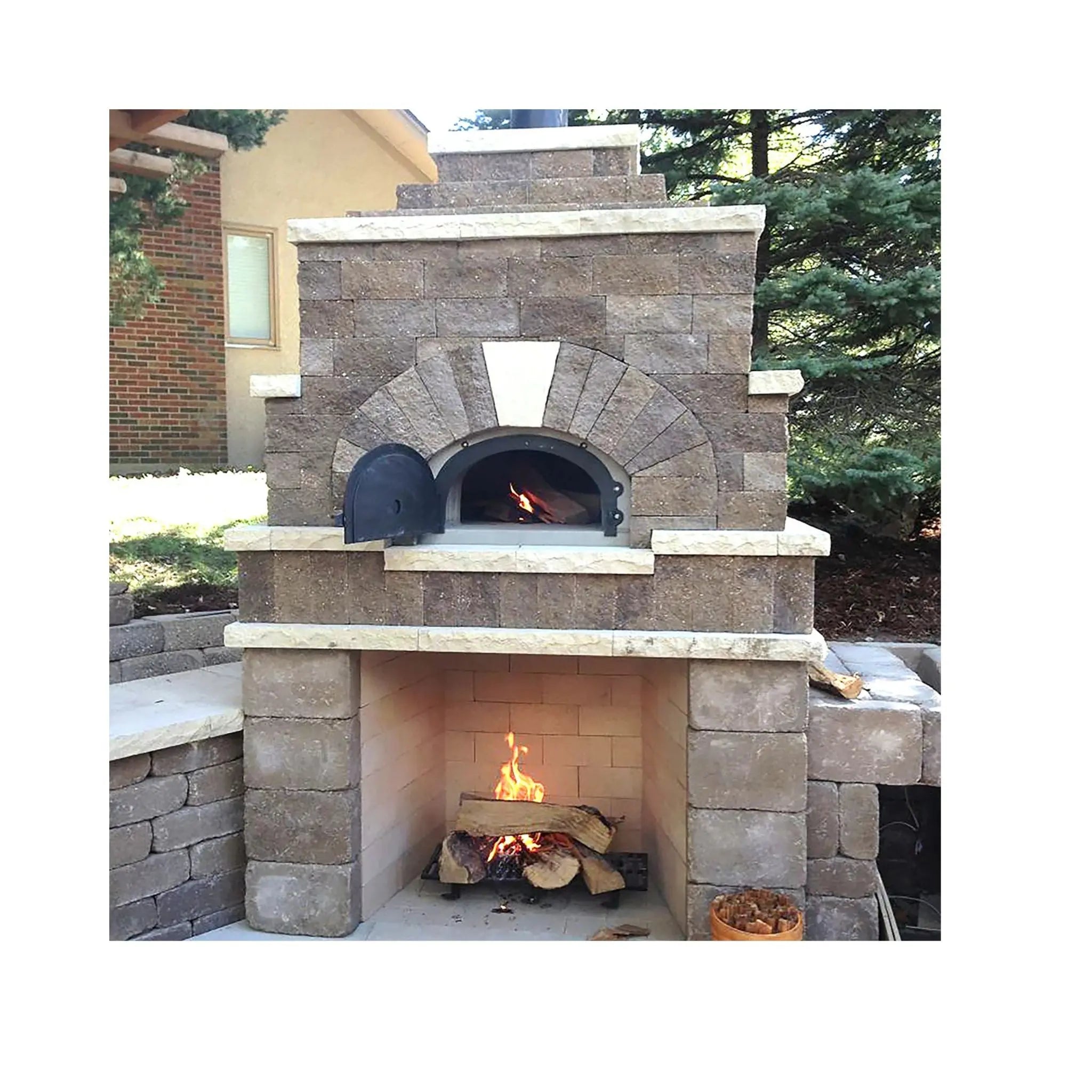 CBO-1000 DIY Pizza Oven Kit  (Built-In, Wood-Burning) Residential and Commercial Chicago Brick Oven