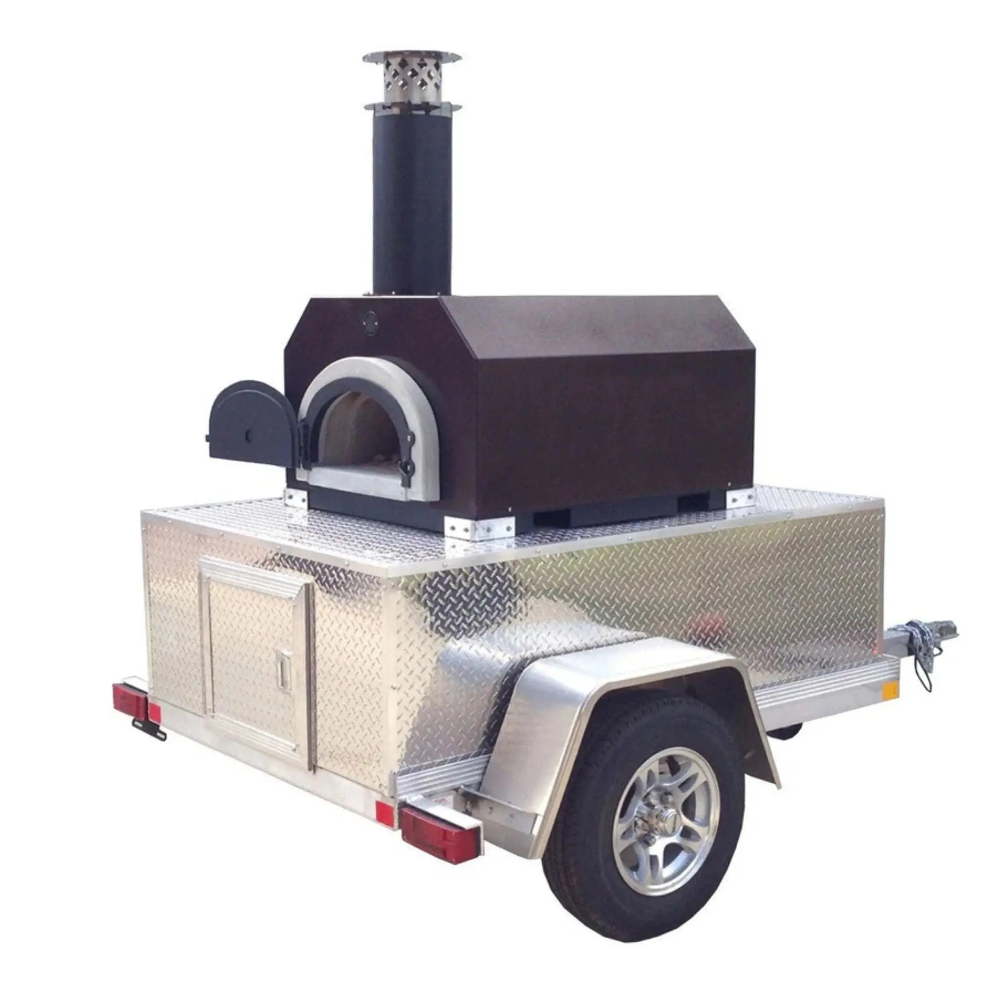 CBO-750 Hybrid Tailgater Mobile Liquid Propane (LP) Pizza Oven Trailer Chicago Brick Oven