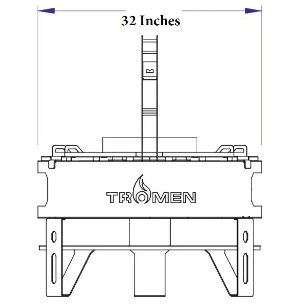 Tromen Duomo Ceibo Firepit Open Fire Argentine Grill GW Store