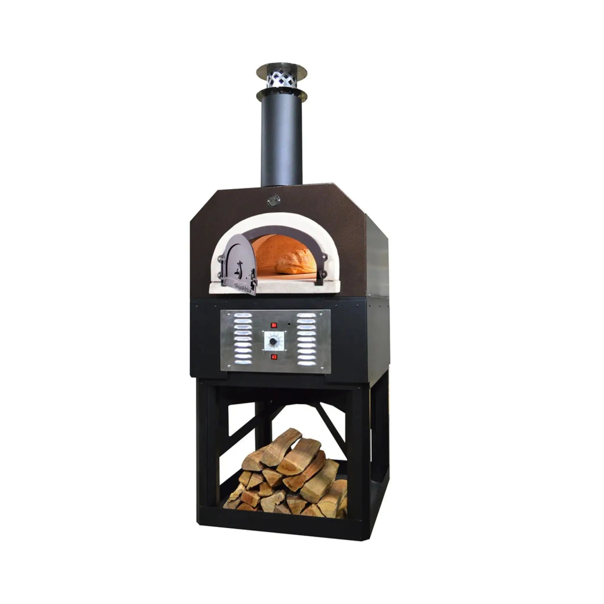 CBO-750 Hybrid Countertop Pizza Oven with Skirt – Dual Fuel (Wood & Gas) Residential & Commercial Outdoor / Indoor Configurations (Copy) Chicago Brick Oven