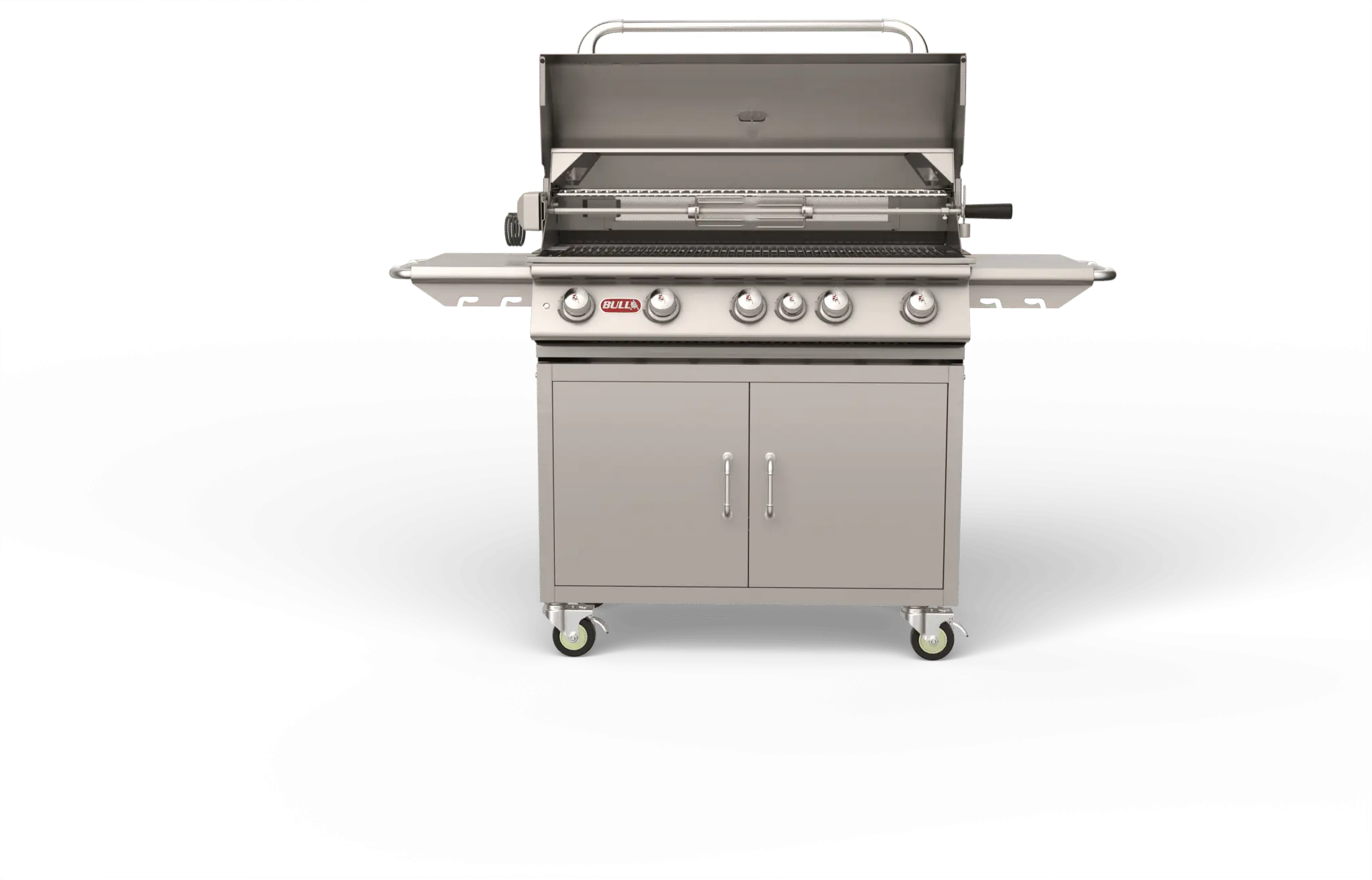 Bull Brahma 38-Inch 5-Burner Freestanding Gas Grill with Rear Infrared Burner Designing Backyards