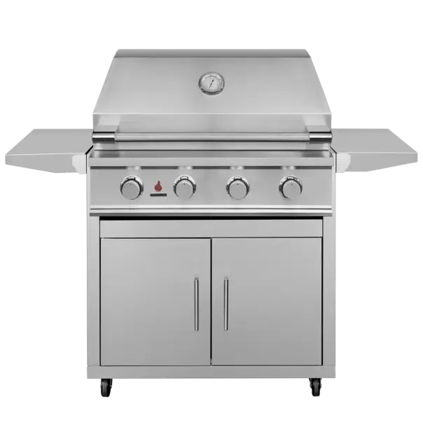 TrueFlame E-Series 32-Inch 4-Burner Freestanding Gas Grill TrueFlame