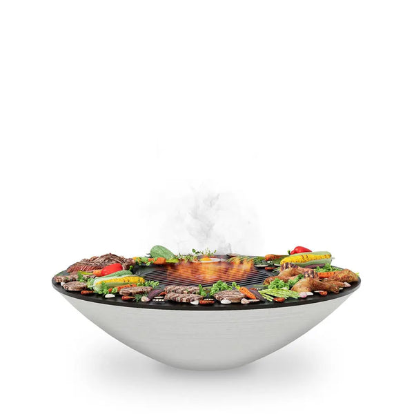 Arteflame XXL 40" Platinum Edition Fire Pit With Cooktop