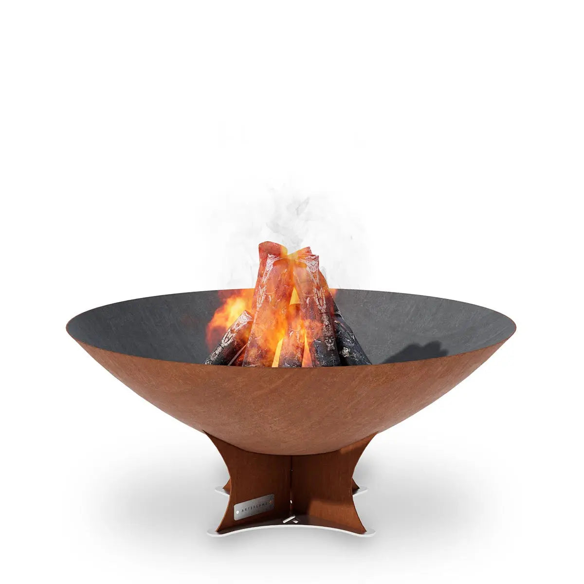 Arteflame Classic 40″ — Fire Pit (CORTEN Bowl; Short Round / Short Euro / Built-In No Base) Arteflame Outdoor Grills
