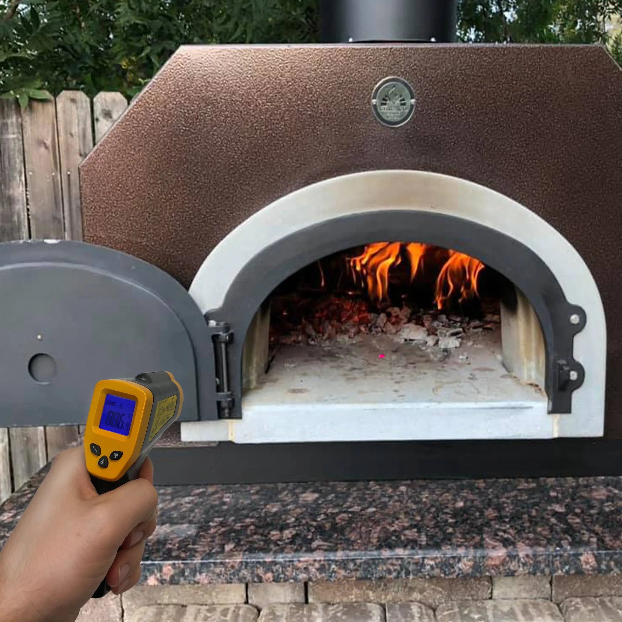 Infrared Thermometer Gun for Pizza Oven, Grill, Meat & More | -58°F to 1022°F Range - NovaHaven