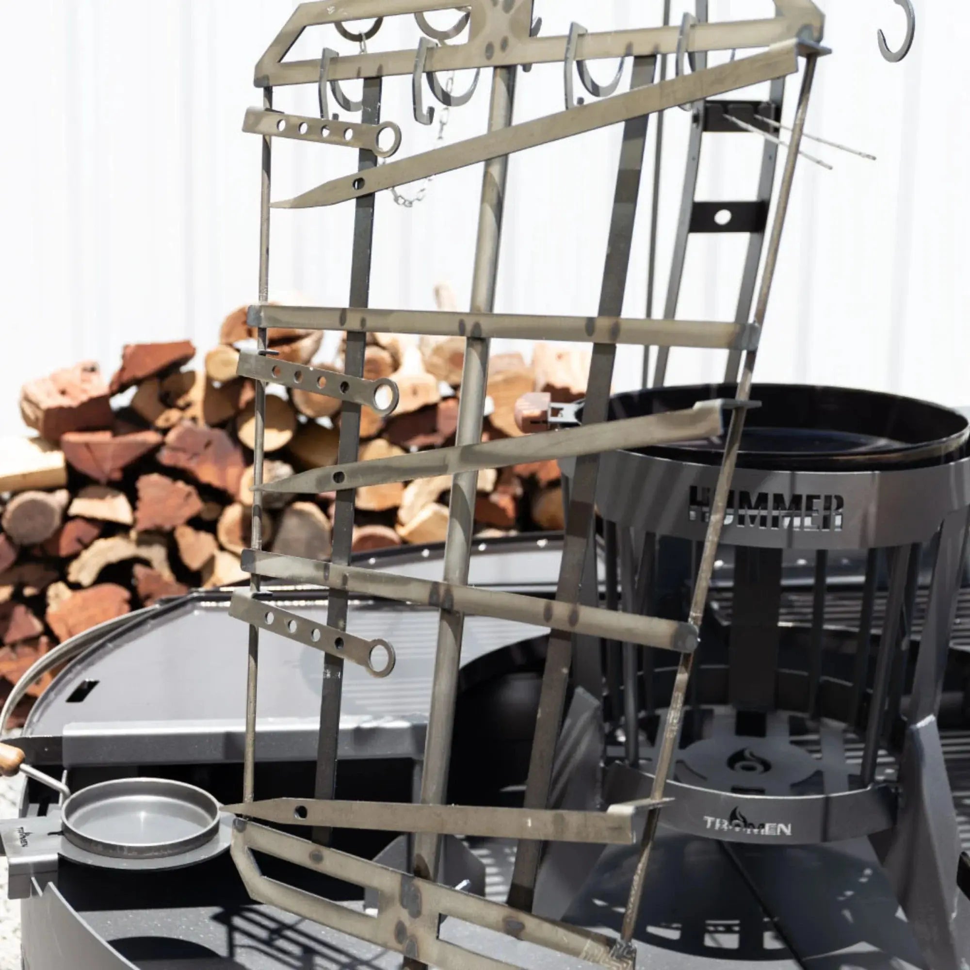 Tromen Hummer Firepit Open Fire Argentine Mega Grill with Oven GW Store