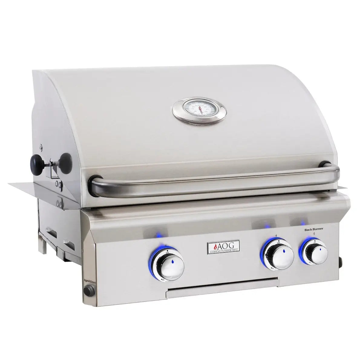 American Outdoor Grill L-Series 24-Inch Built-In Gas Grill With Rotisserie Backburner American Outdoor Grills