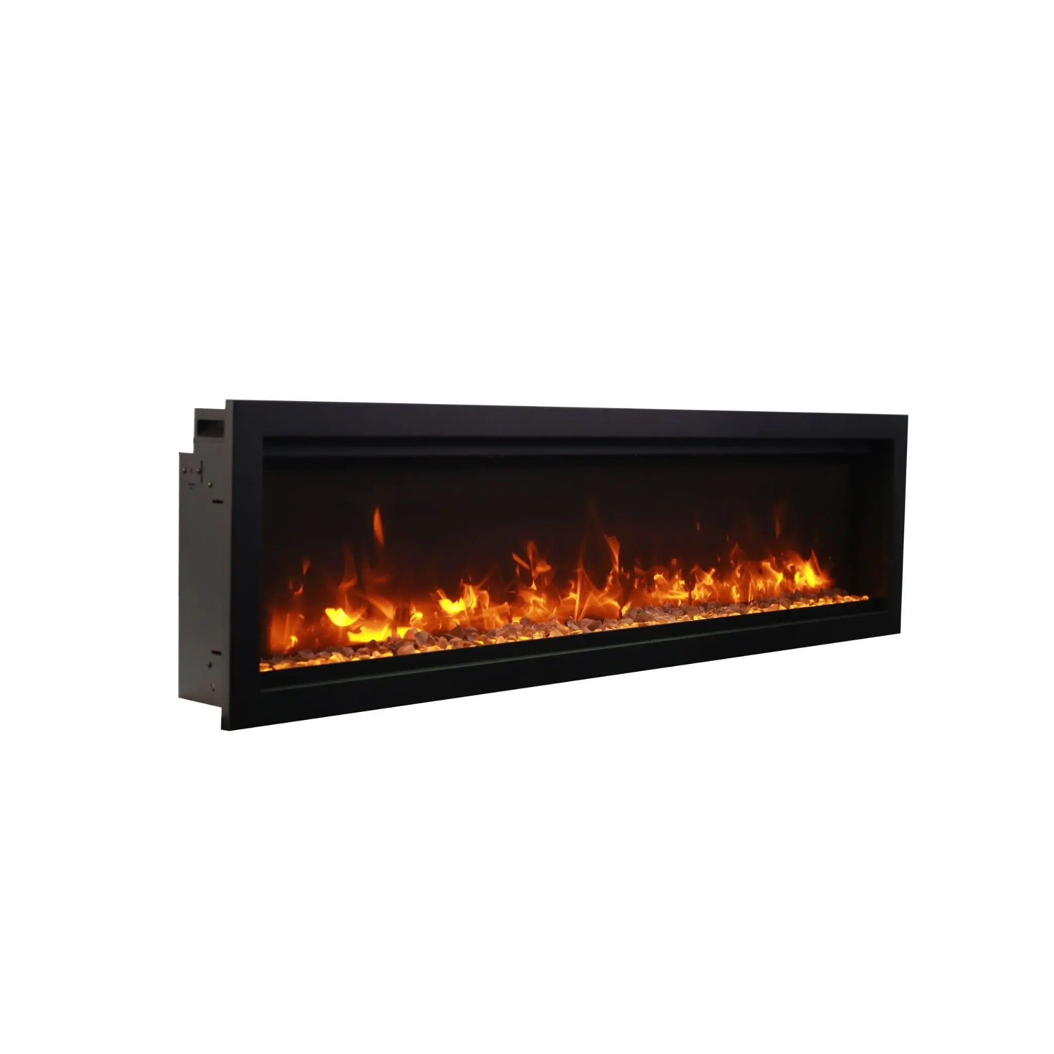 Amantii Symmetry Bespoke electric fireplace with clean face design and customizable flame presentation
outdoor/Indoor