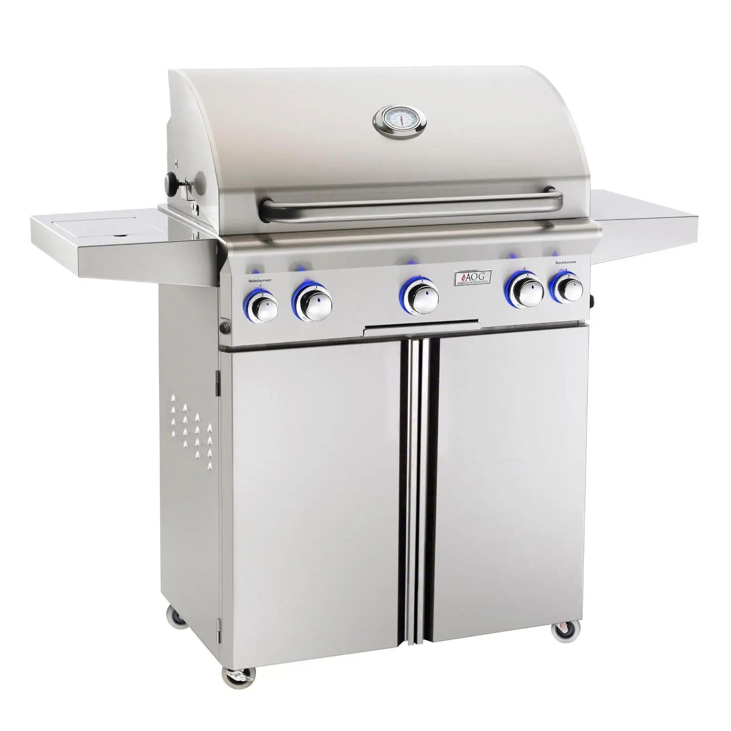 American Outdoor Grill L-Series 30-inch Freestanding Grill With Rotisserie and Single Side Burner American Outdoor Grills