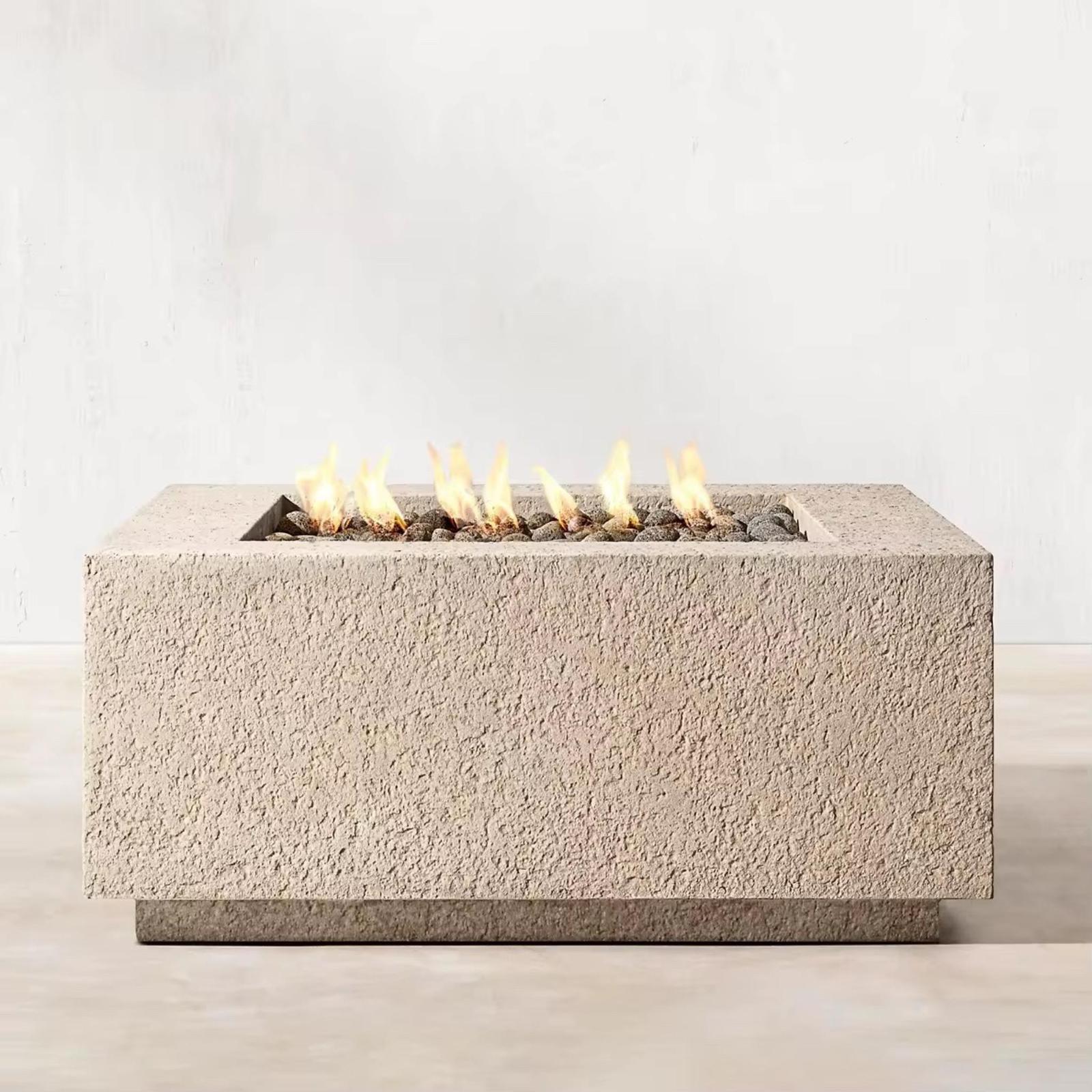 Modern GRC Outdoor Fire Pit