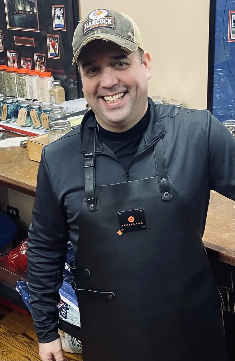 Elevate Your Grilling Experience with Fine Leather Grill Aprons Arteflame Outdoor Grills