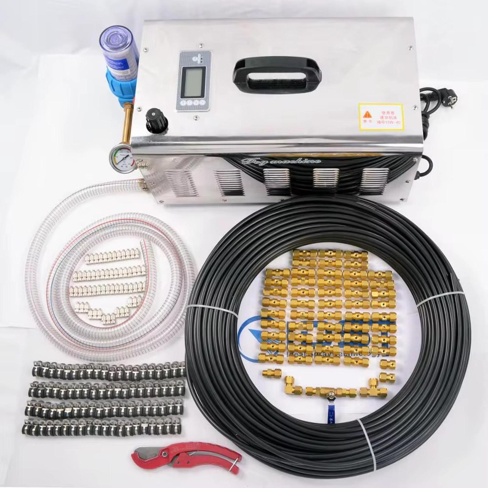 1000 PSI High‑Pressure Fog Machine Spray Water Misting System