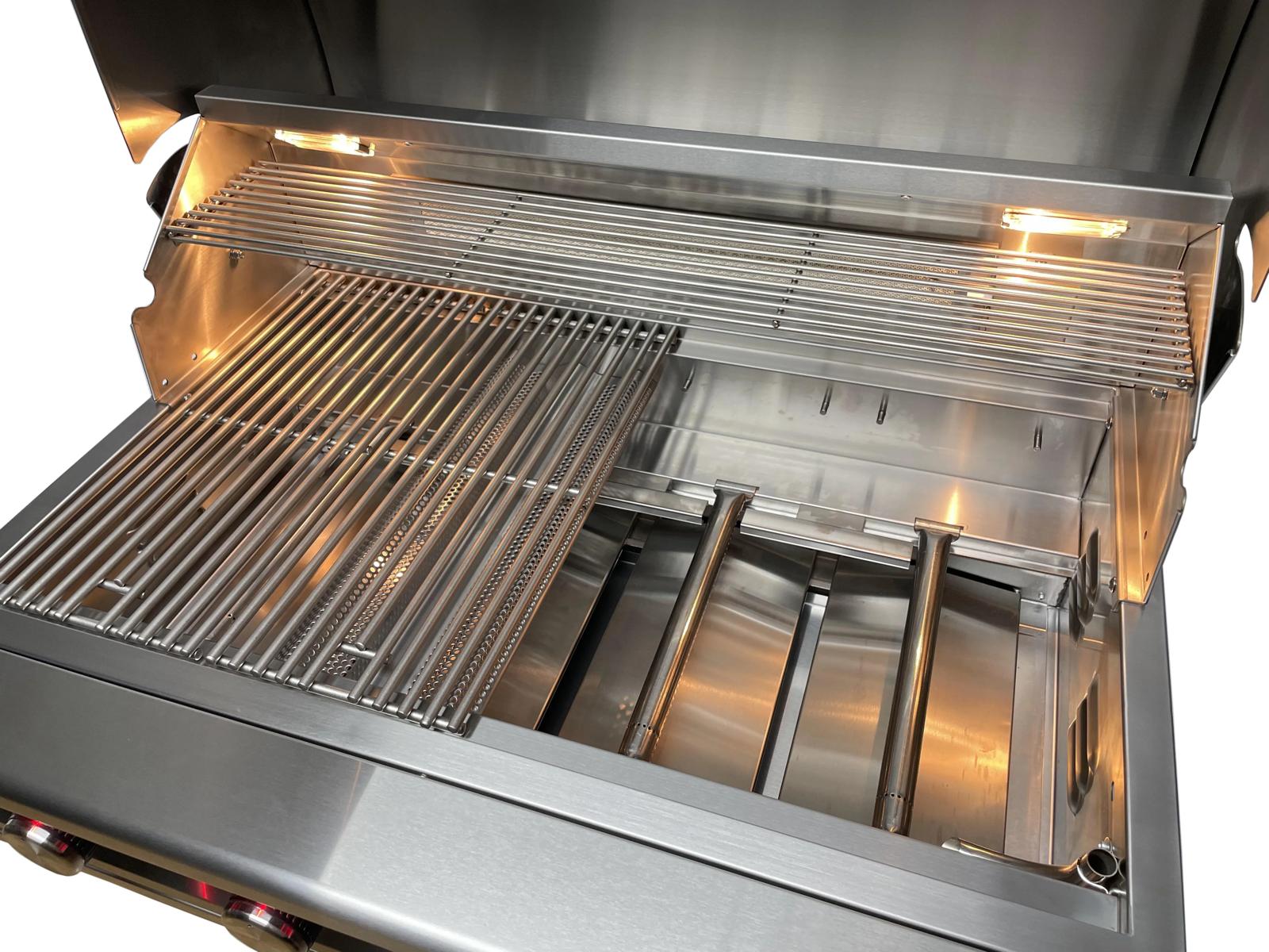 Premium 8‑Burner Stainless Steel Gas Grill with Side Cooktop