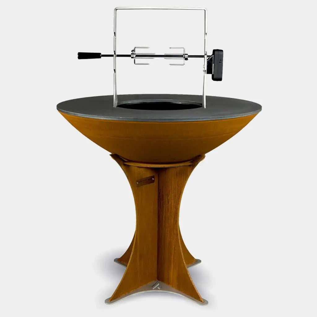 Barbecue Grill Rotisserie for your Arteflame Grill With Cordless Motor Arteflame Outdoor Grills