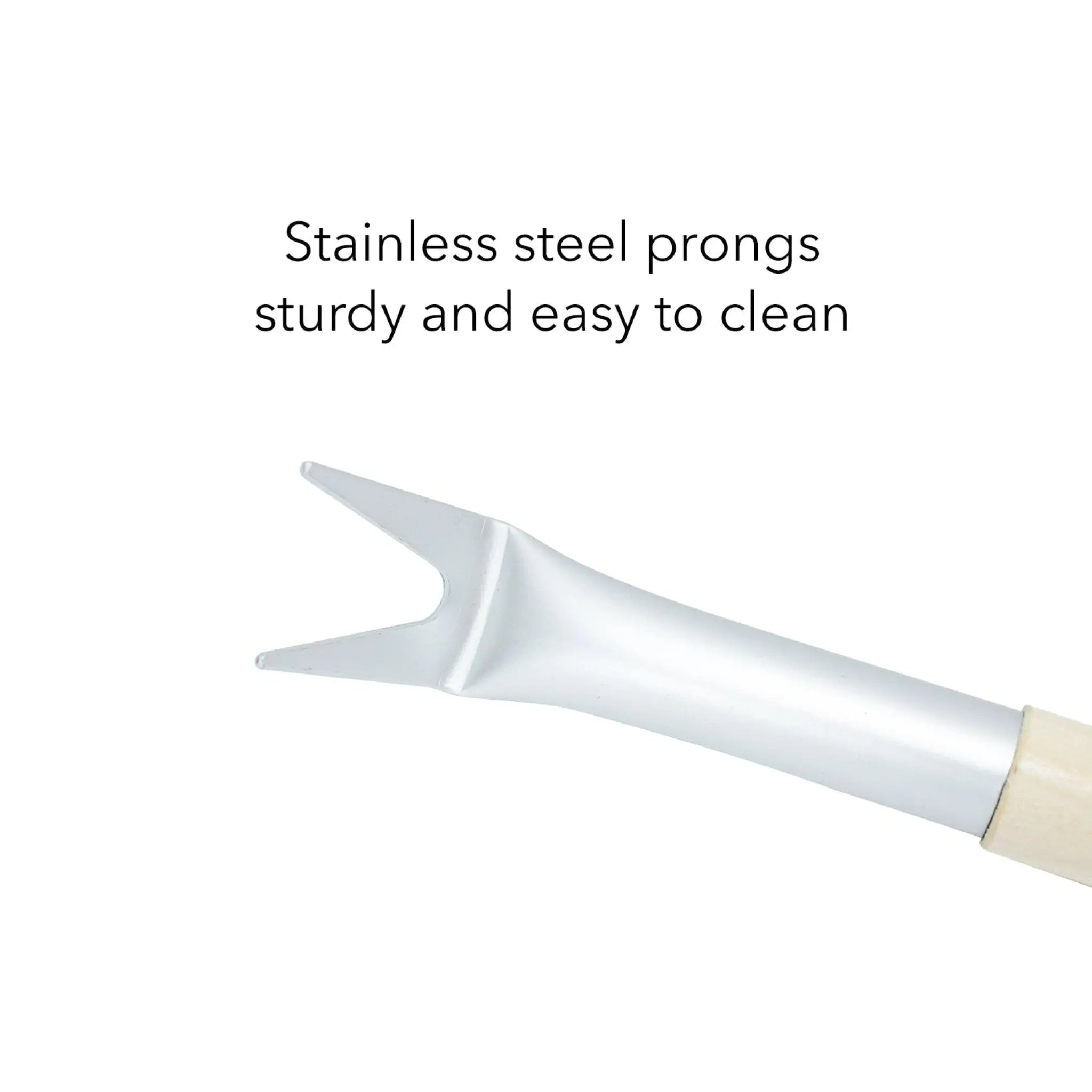 17.5" Pizza Spinner Forks (2-Pack) – Wooden Handle Pizza Turner & Bubble Popper - NovaHaven