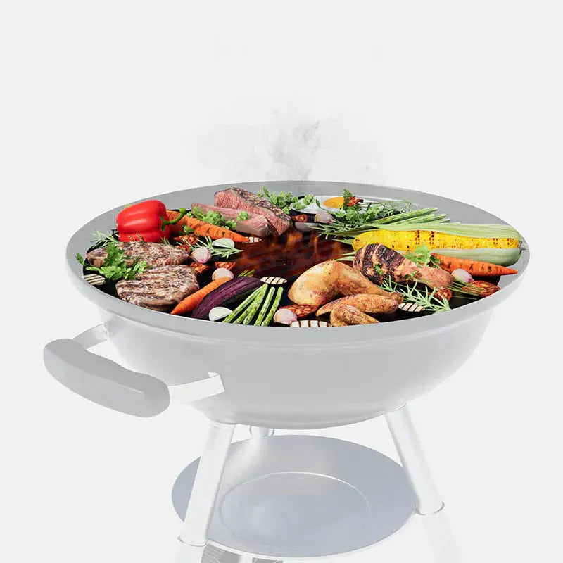 Arteflame 18″ Two-Piece Flat-Top Kit — Fits Weber® Kettle Charcoal Grills (Griddle Ring + Center Grill Grate) Arteflame Outdoor Grills